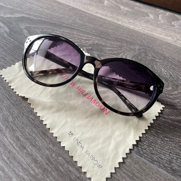 Matthew Williamson x Linda Farrow round sunglasses - Picture 2 of 4